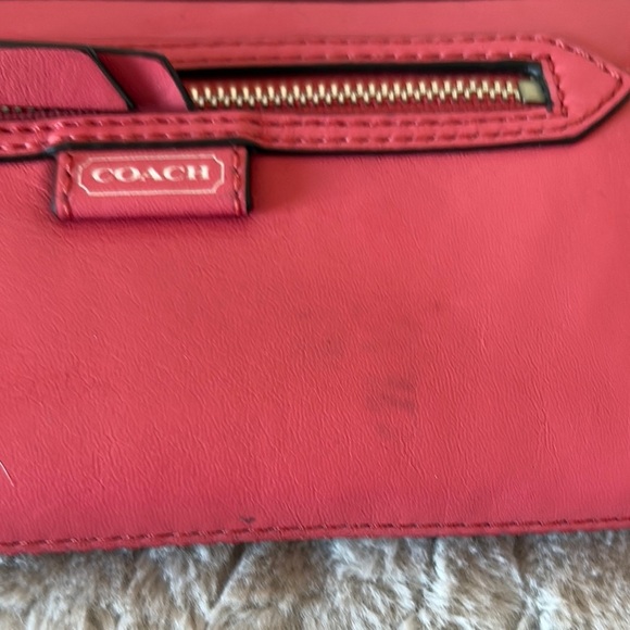 Coach Red Wallet - Picture 3 of 13